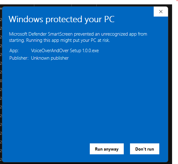 Windows installer
